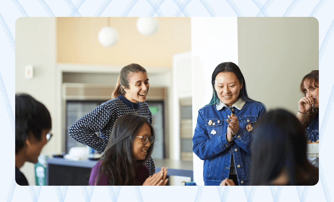 Benchling team collaborating together